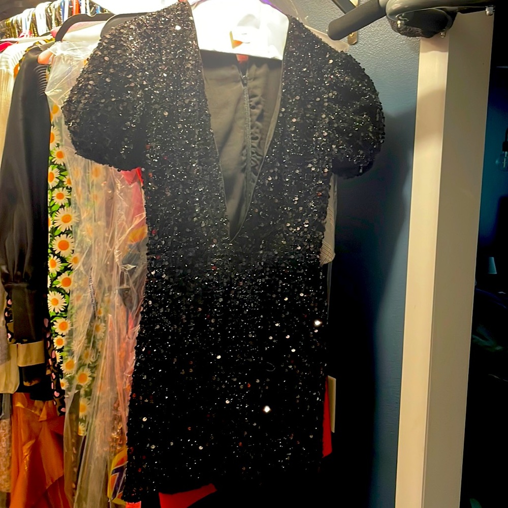 Sparkling black romper (LPA)